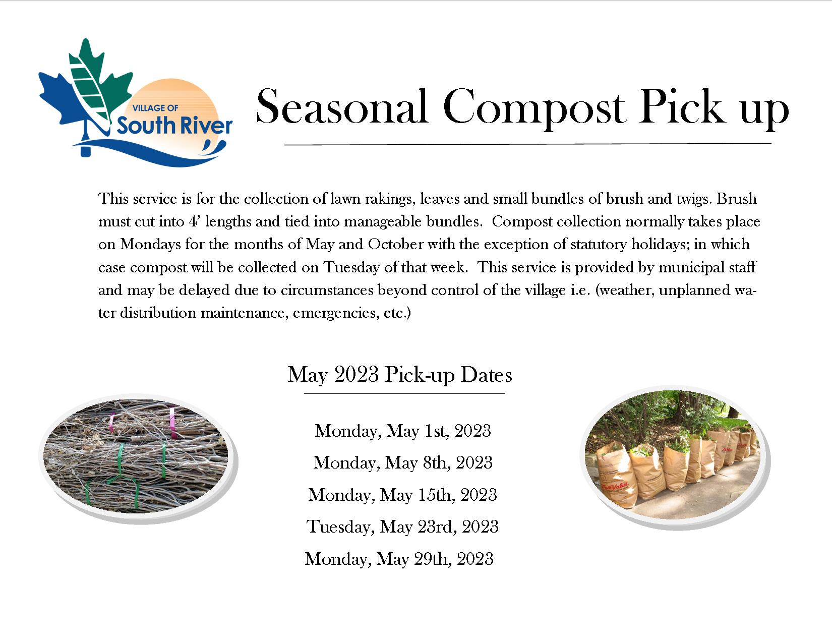 Seasonal Compost pick up may 2023